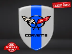 Corvette Pegatinas Silicona Auto Edición Alta Calidad Personalizable